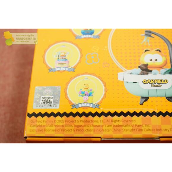 Pantasy Garfield Family Cozy Bath Buildable Brick Block Set 86802 - Picture 5 of 6